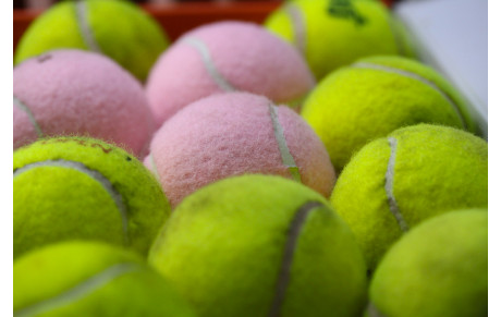 Début des cours de l'école de tennis.